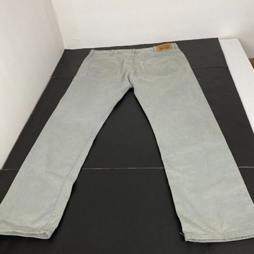 Levis 508 Jeans Mens 38 x 32 Gray Pants Regular Taper Casual Comfort Used
